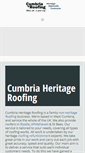 Mobile Screenshot of cumbriaroofing.co.uk